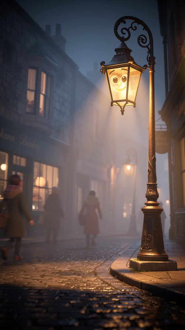 The Streetlamp No One Ever Noticed — animated bedtime story