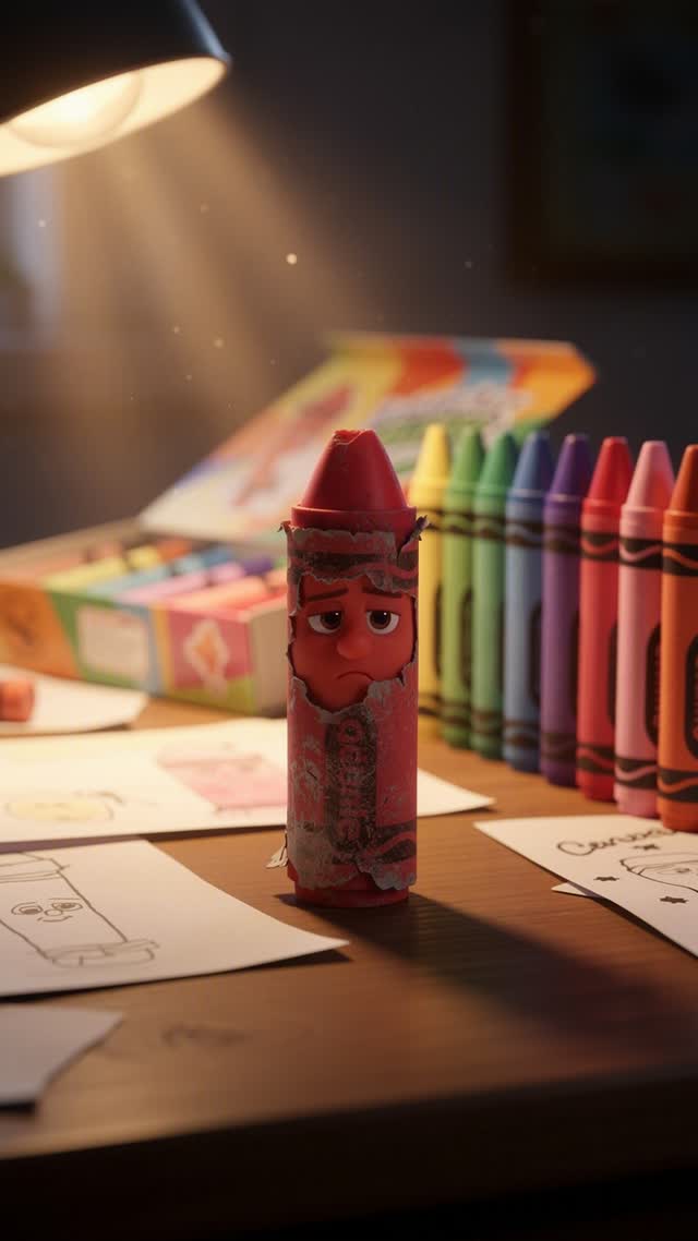 Rusty and the Sunset Only He Could Color — animated bedtime story